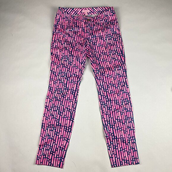 Lilly Pulitzer Pants Womens 0 Kelly Skinny Ankle - Picture 1 of 15
